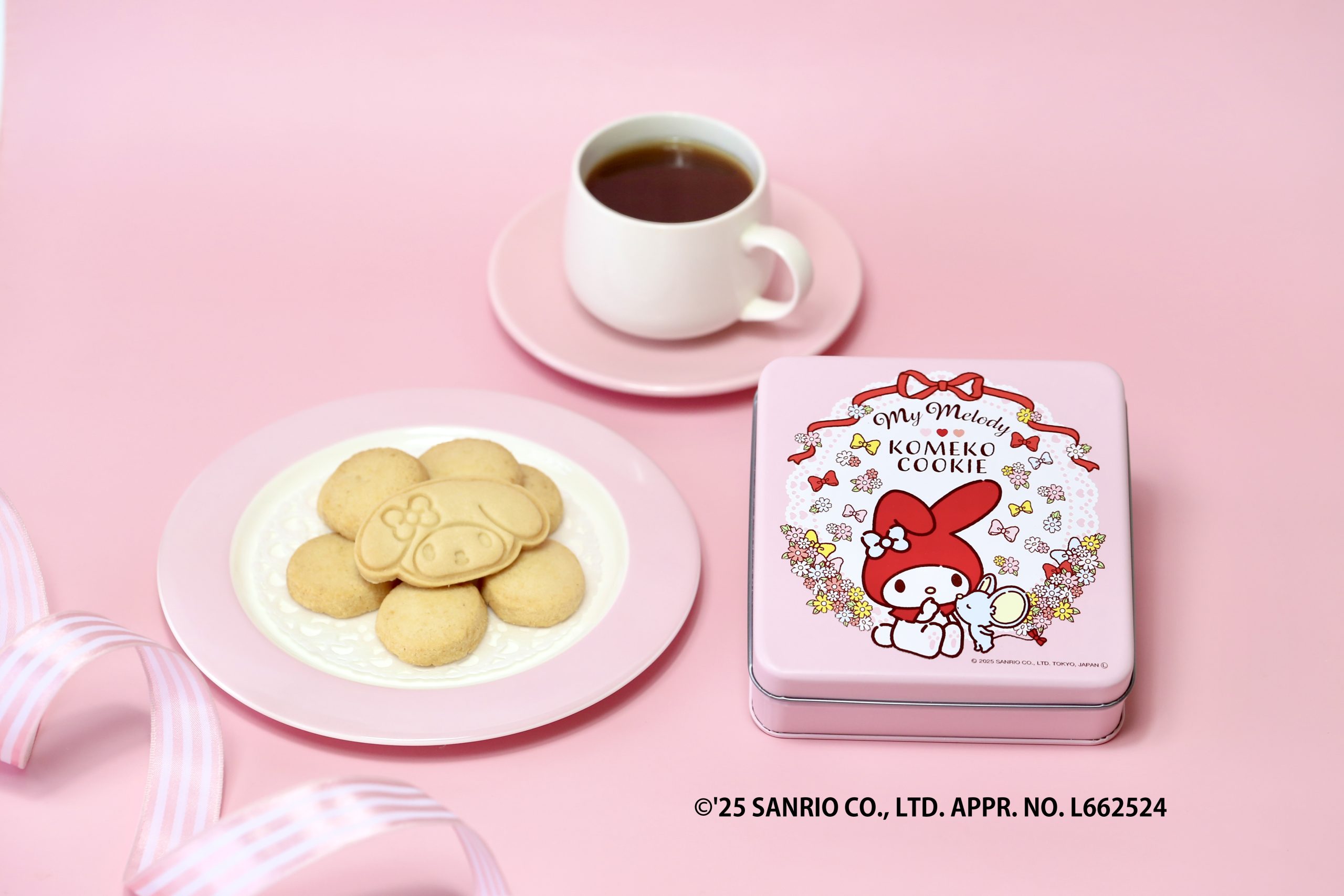 【数量限定】 <br>マイメロディ♡米粉のクッキー缶　10枚入